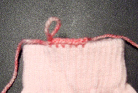 Contine with single crochet